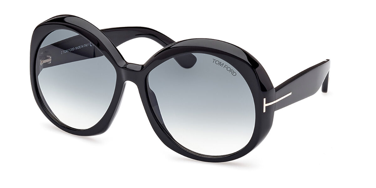 Tom Ford FT1010 ANNABELLE 01B Sunglasses Shiny Black | SmartBuyGlasses UK