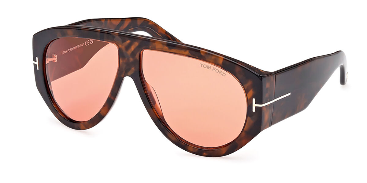 Tom Ford FT1044 BRONSON 52S Sunglasses in Dark Tortoise