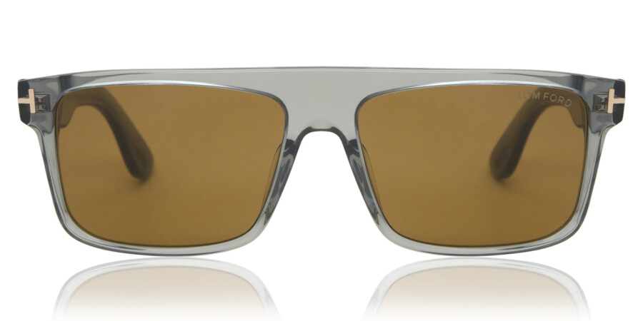 Tom Ford FT0999 PHILIPPE-02 20E Sunglasses in Transparent Grey |  SmartBuyGlasses USA