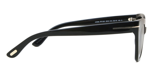 Tom Ford FT1031 JULIETTE 01A Cat Eye Shiny Black Sunglasses  display picture 3