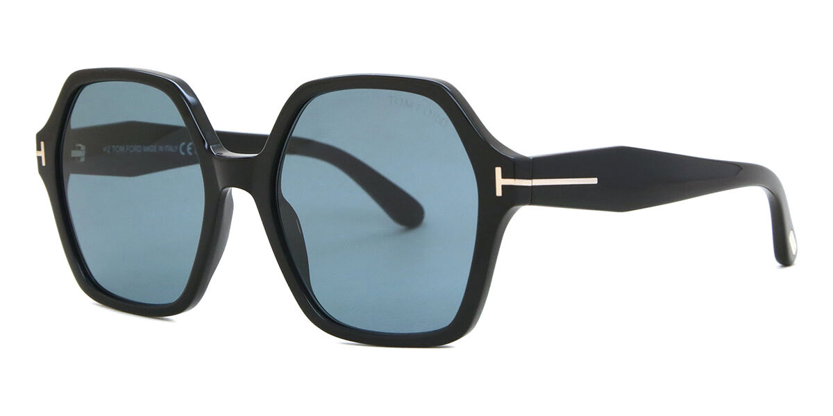 サングラス Tom Ford Sunglasses TF1032F 01A Oversized Romy Asian Fit FT1032 ROMY sunglasses Shiny Black | SmartBuyGlasses US