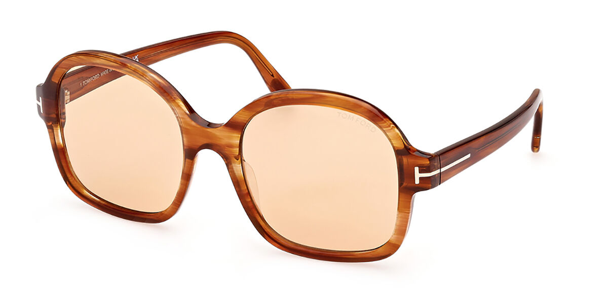 Tom Ford FT1034 HANLEY 45E Sunglasses in Transparent Brown |  SmartBuyGlasses USA