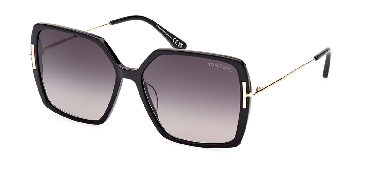 de Soleil Tom Ford FT1039 JOANNA 01B Noir Brillant