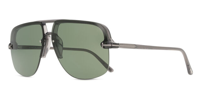 New Authentic Tom Ford Hugo FT1003/S 20N Aviator Sunglasses Tom Ford Sunglasses Hugo 02 FT1003 20N Green Green | eBay main image 4
