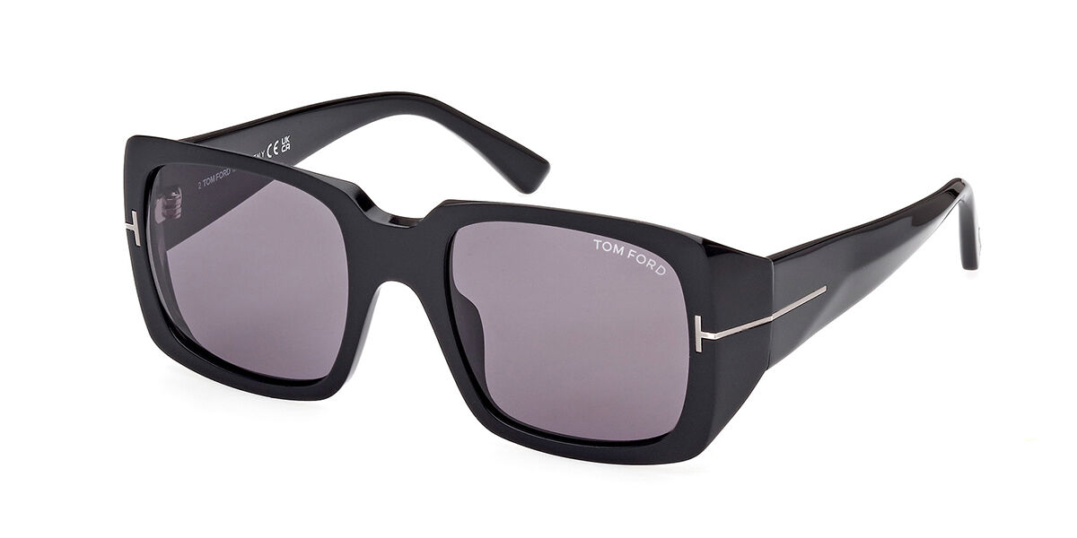 Photos - Sunglasses Tom Ford FT1035-N RYDER-02 01A Women’s  Black Size 51 