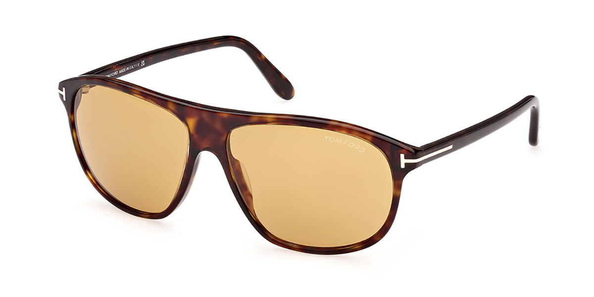 Tom Ford FT1027 PRESCOTT 52E Sunglasses Tortoise VisionDirect Australia