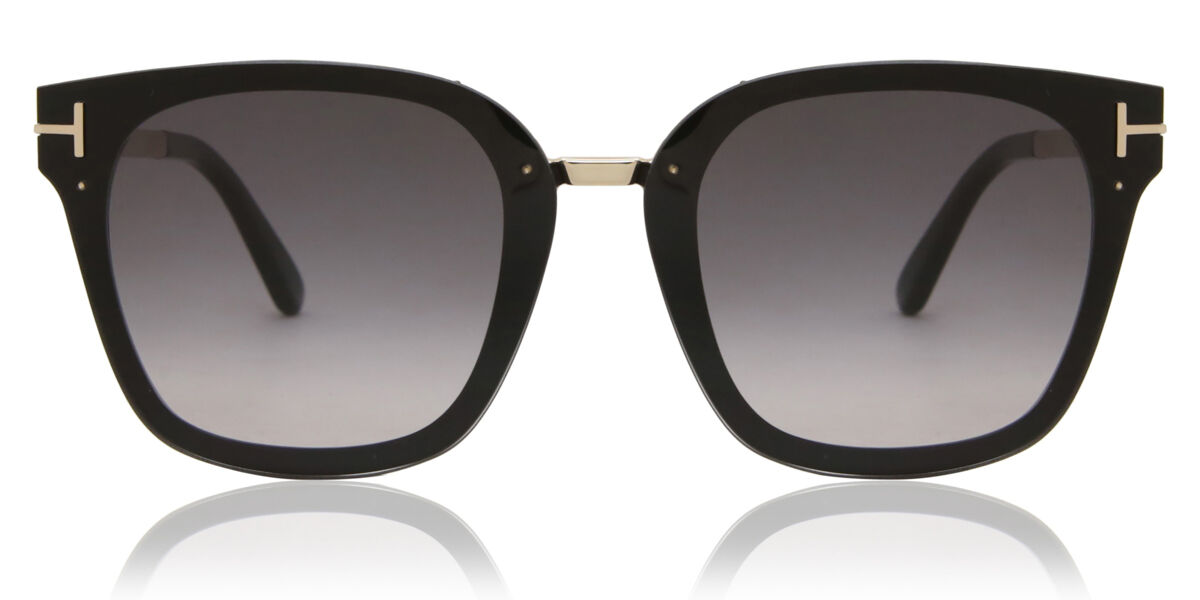 Lunettes De Soleil Tom Ford Modèle Philippa - Monture Métal Noir, Femme, Occasion