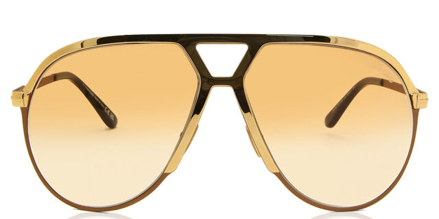 Tom Ford FT1060 XAVIER 30F Pilot Gold Sunglasses  display picture 3