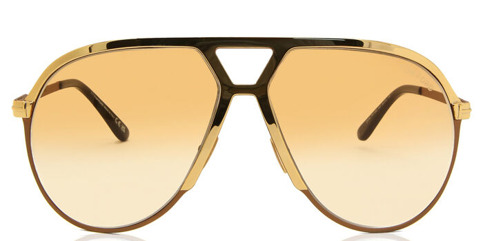 Tom Ford FT1095 KEN 28E Pilot Shiny Rose Gold Sunglasses  display picture 3