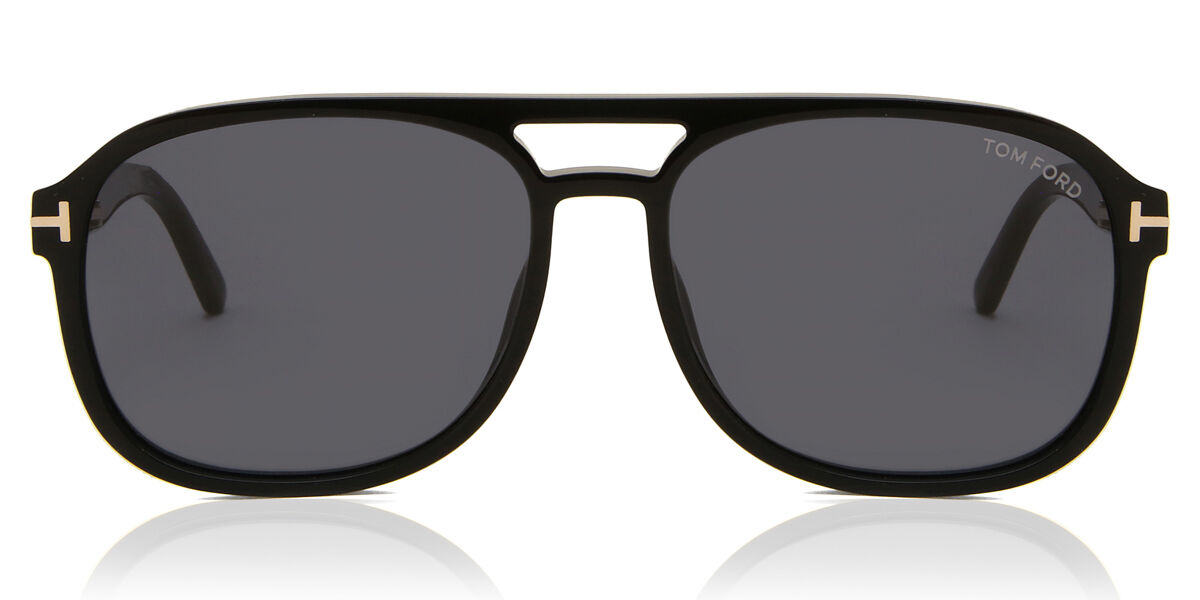 Photos - Sunglasses Tom Ford FT1022 ROSCO 01A Men's  Black Size 58 