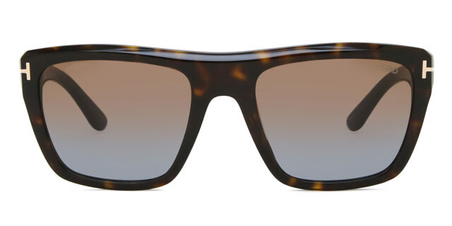 Tom Ford FT1077 ALBERTO 52F Square Dark Tortoise Sunglasses  display picture 3