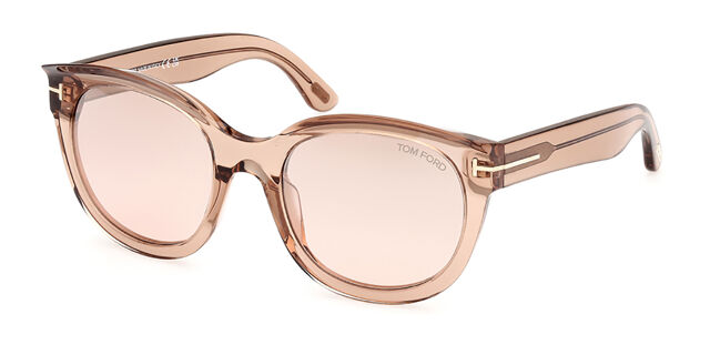 Tom Ford FT1114 TAMARA-02 45G Oval Transparent Light Brown  display picture 2