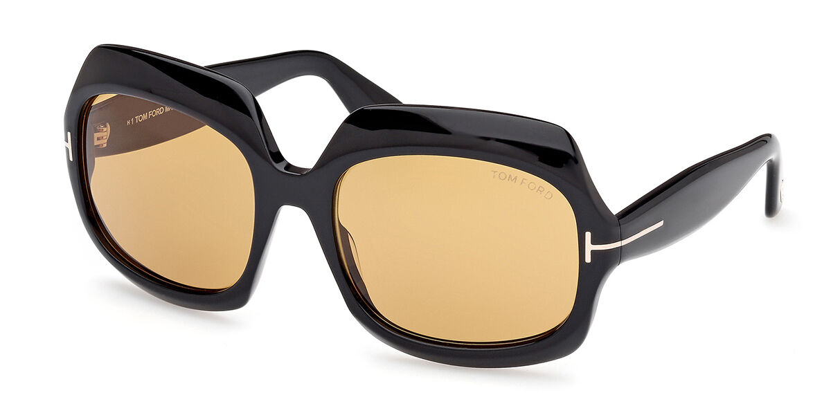 Photos - Sunglasses Tom Ford FT1155 REN 01E Women's  Black Size 60 