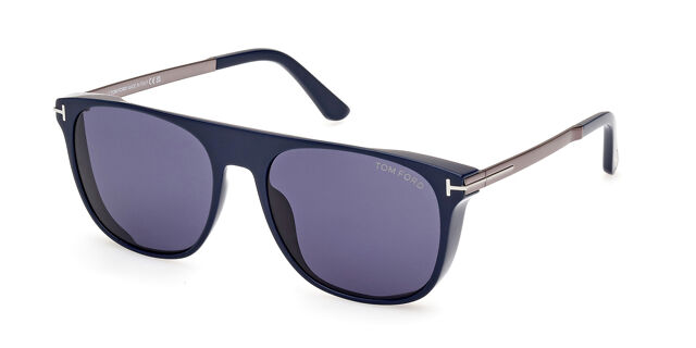 Tom Ford FT1105 LIONEL-02 90V Square Navy Blue Sunglasses  display picture 3