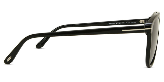 Tom Ford FT1098 DAMIAN-02 01V Pilot Shiny Black Sunglasses  display picture 3