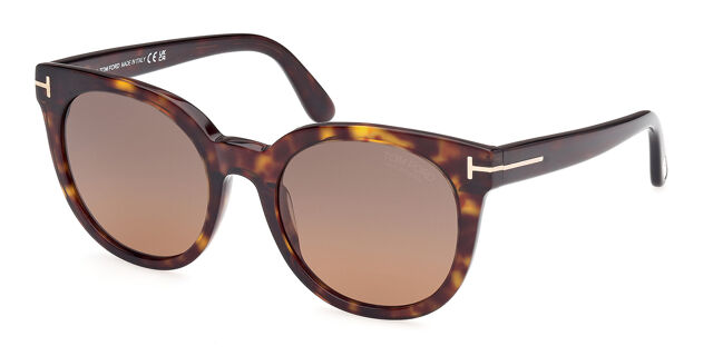 Tom Ford Moira Polarized Tortoise Shell Sunglasses for Women Tom Ford Moira Sunglasses | FramesDirect.com main image 2
