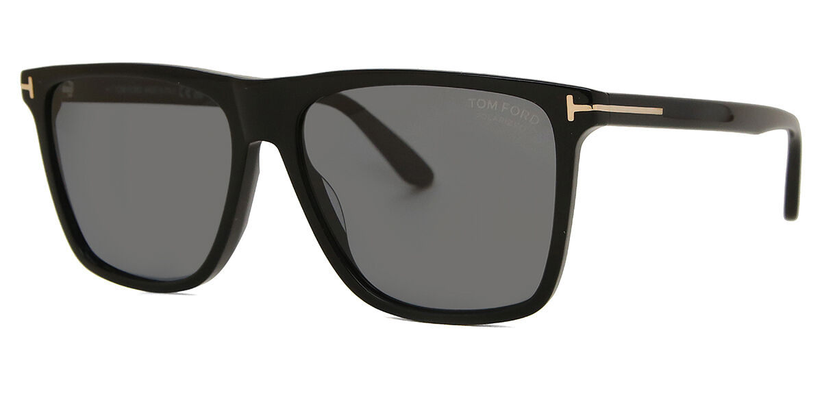 Tom Ford FT0832 Fletcher Polarized 01D Shiny Faded Black Tom Ford FT0832 Fletcher Polarized 01D Shiny Faded Black