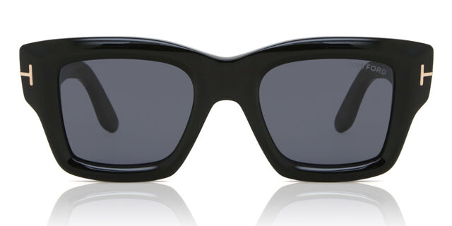 Tom Ford FT1154 ILIAS 01A Square Shiny Black Sunglasses  display picture 3