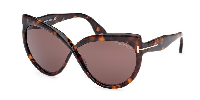Tom Ford FT1196 BEATRICE 52E Butterfly Dark Tortoise 