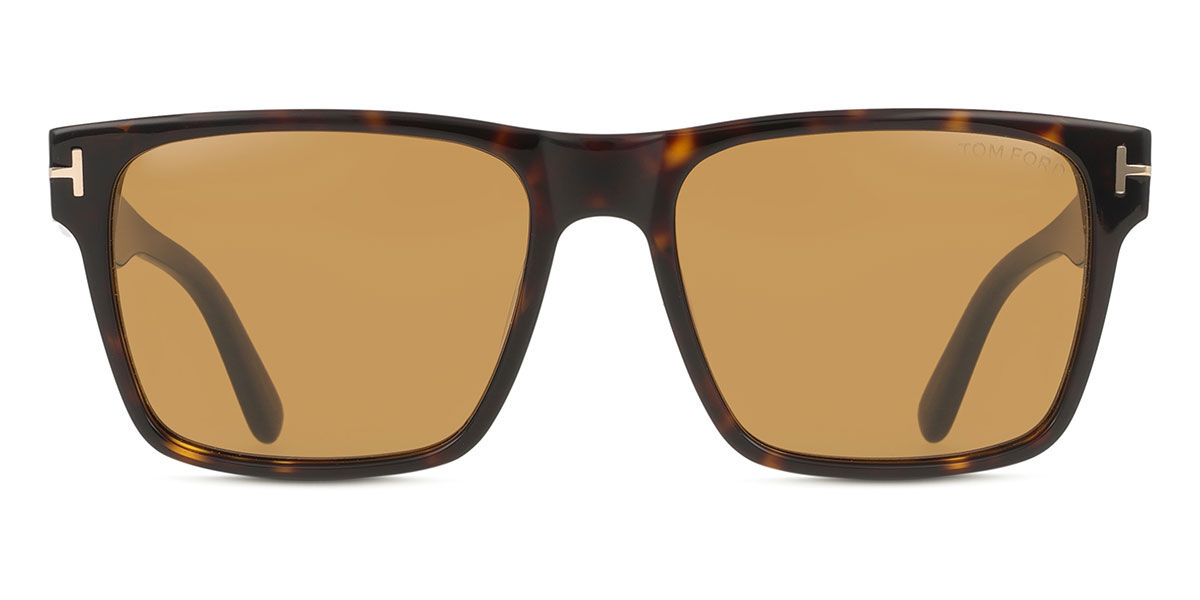 Tom Ford FT1205 CALDER 52E 55 Sköldpaddemönstradeshell Solglasögon Män
