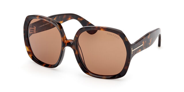Tom Ford FT1221 SAFFRON 52E Butterfly Dark Tortoise  display picture 1