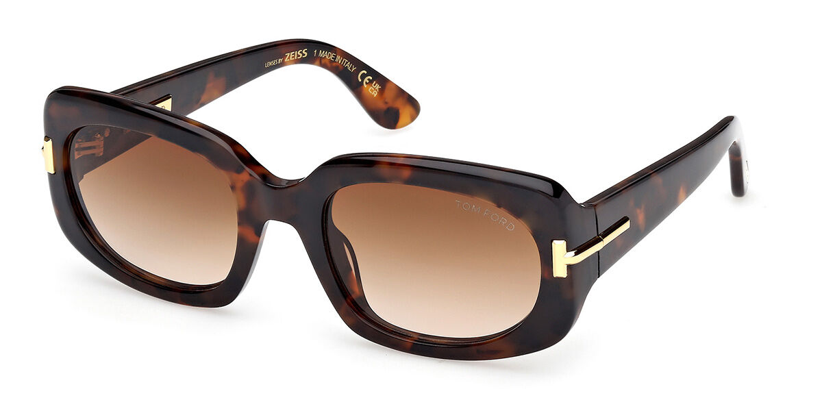 Tom Ford FT1253 52F Men's Sunglasses Tortoiseshell Size 54
