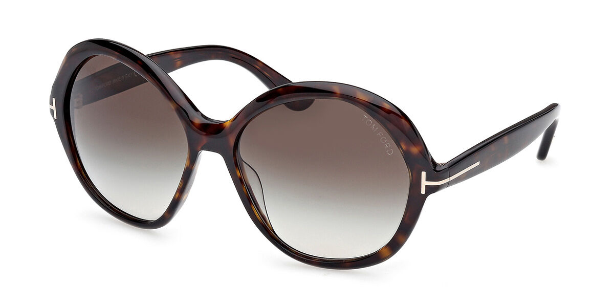 TOM FORD ブラックオーバーサイズサングラス TOM FORD ブラックオーバーサイズサングラス