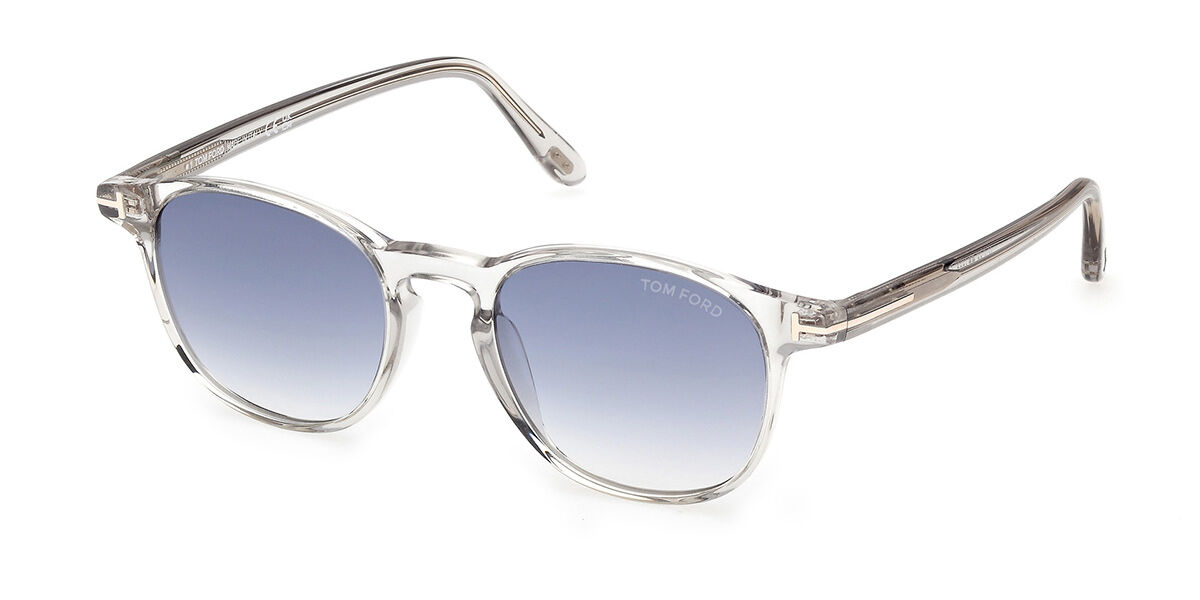 Tom Ford FT1302 HOLT-02 20W オーバル Transparent Grey サングラス
