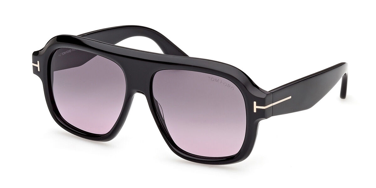 Tom Ford FT1324 RHONDA-02 01B 56 Svarta Solglasögon Kvinna