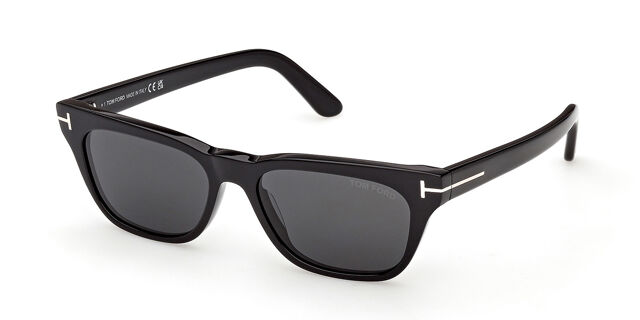 Tom Ford FT1362 PENN-02 01A Square Shiny Black Sunglasses  display picture 1