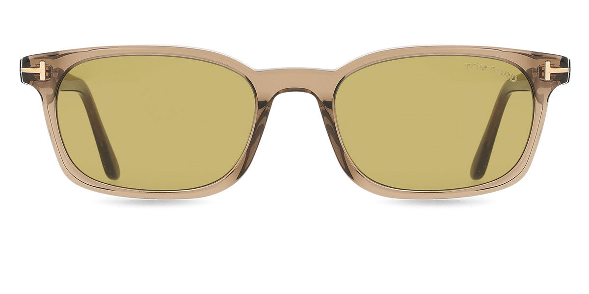 Tom Ford FT1300 MILES-02 45N Men's Sunglasses Brown Size 53