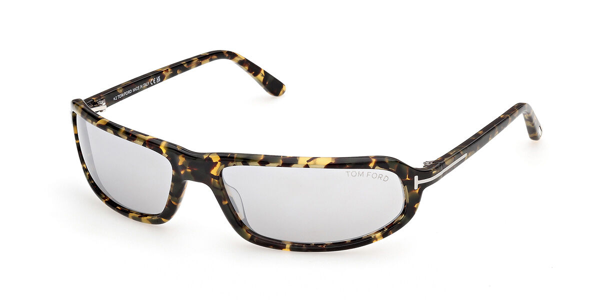 Tom Ford FT1400 ADDISON-02 55C Men's Sunglasses Tortoiseshell Size 64