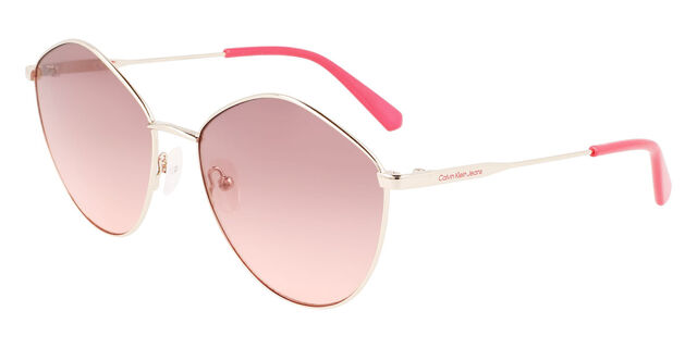 Calvin Klein Jeans CKJ22202S 717 Oval Rose Gold Sunglasses  display picture 1