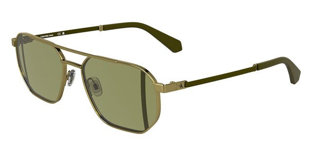 Calvin Klein Jeans CKJ25202S 717 Pilot Matte Gold Sunglasses 