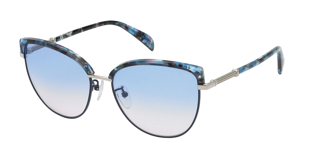 Tous STO436 0SN9 Women&rsquo;s Sunglasses Blue Size 57