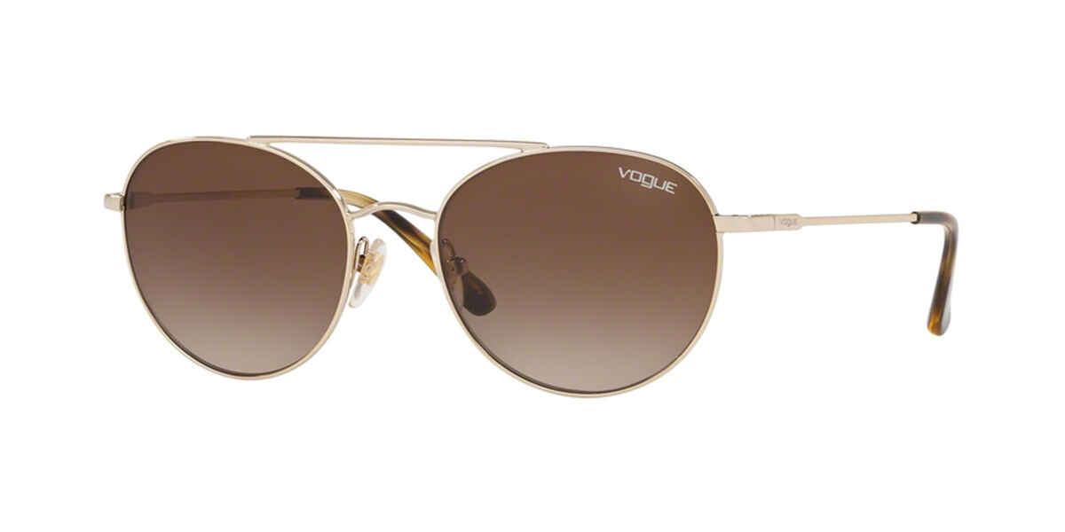 Photos - Sunglasses Vogue Eyewear VO4129S 848/13 Women's  Gold Size 53 
