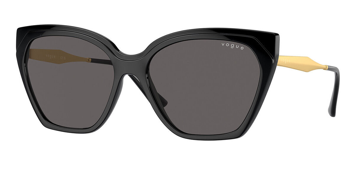 Photos - Sunglasses Vogue Eyewear VO5521S W44/87 Women's  Black Size 5 