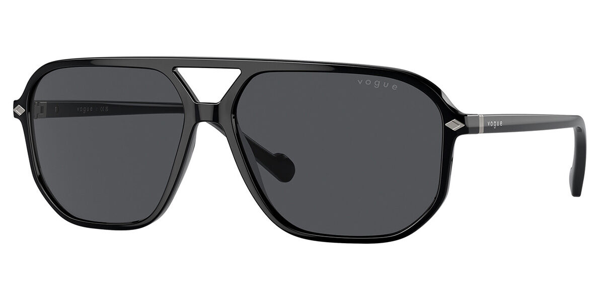 Photos - Sunglasses Vogue Eyewear VO5531S W44/87 Men's  Black Size 60 