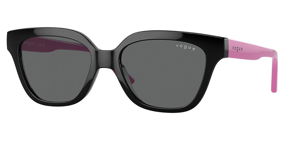 Photos - Sunglasses Vogue Eyewear VJ2021 Kids W44/87 Kids'  Black Size 