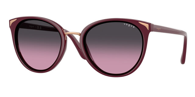 Vogue Eyewear VO5230S 287590 Oval Full Cherry Red/Gold  display picture 1