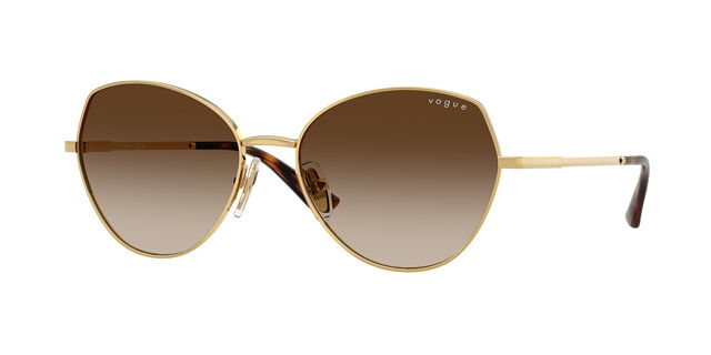 Vogue Elegant Gold Sunglasses Sunglasses VO4316S - Gold - Grey Gradient Black - Metal  main image 3