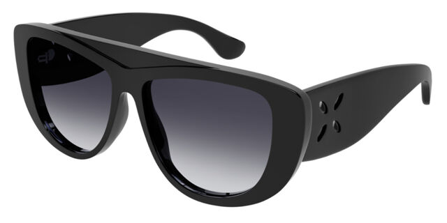 Azzedine Alaia AA0056S 001 Square Black Sunglasses | Vision  display picture 3