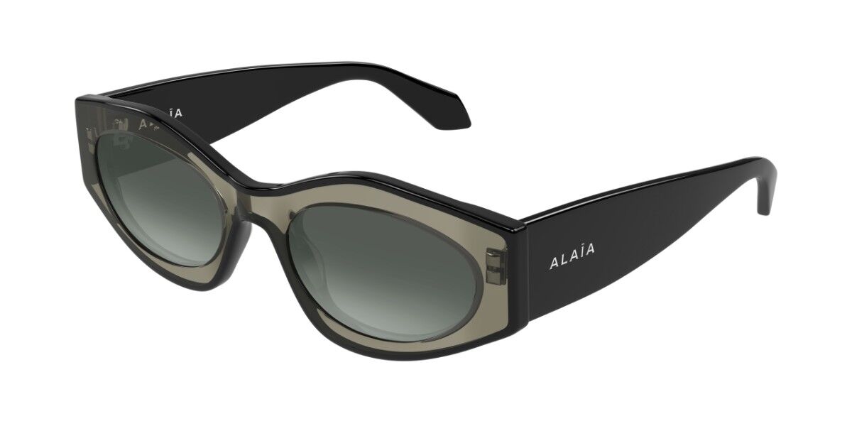 Azzedine Alaia AA0093S 004 55 Bruna Solglas&ouml;gon Kvinna