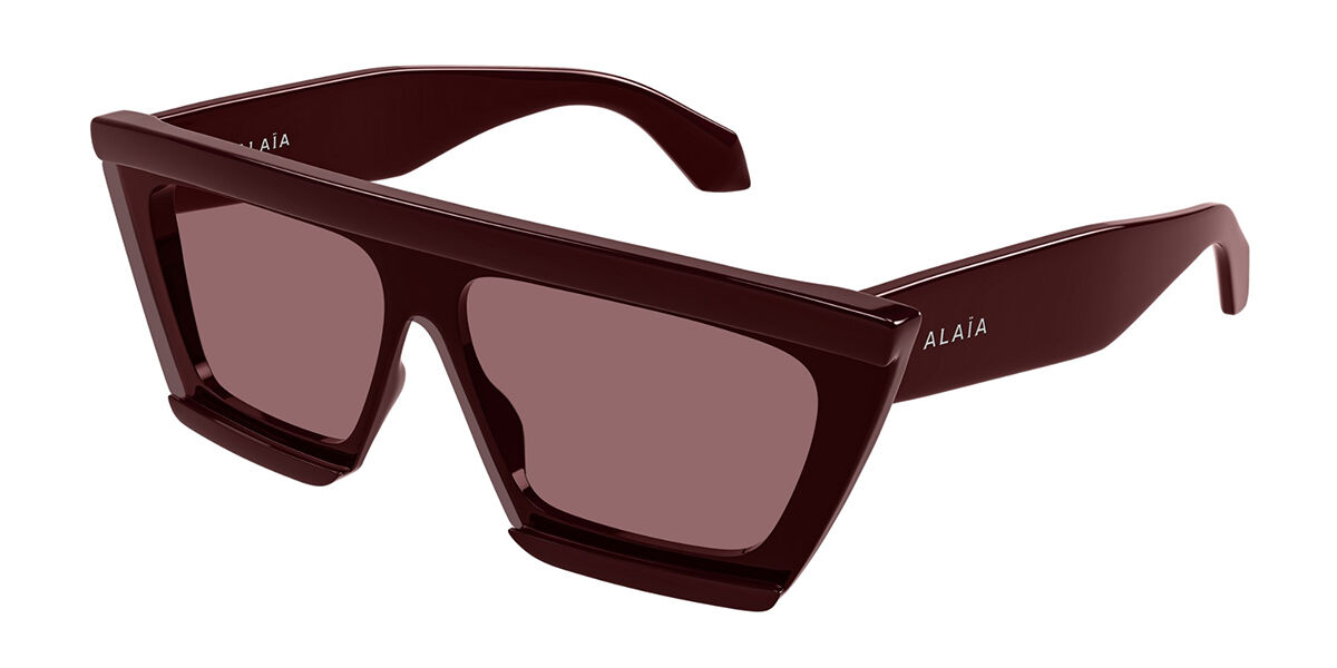 Azzedine Alaia AA0104S 003 99 Bourgogne Solglas&ouml;gon Kvinna