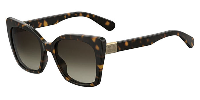 Moschino Love MOL029/S 000/9O Oval Rose Gold Sunglasses  display picture 3