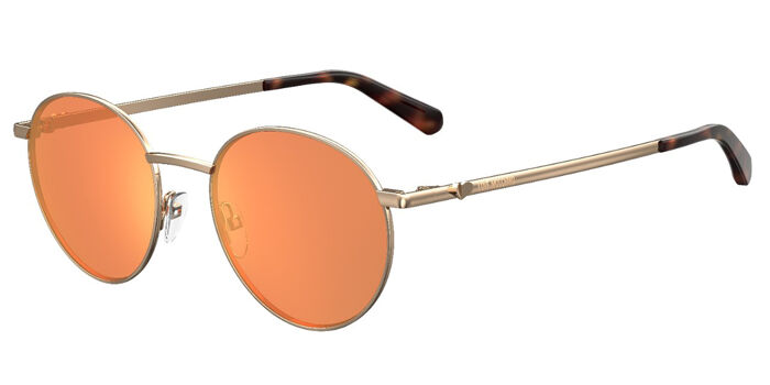 Moschino Love MOL029/S 000/9O Oval Rose Gold Sunglasses  display picture 2