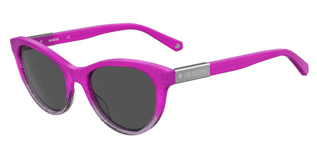 Moschino Love MOL026/S MU1/IR Cat Eye Fuchsia Pink  display picture 3