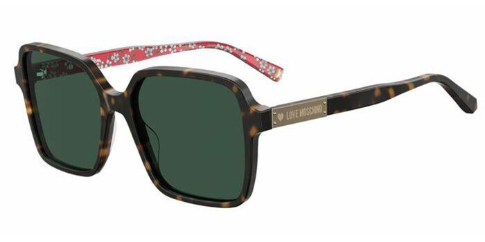 Moschino Love MOL042/S 086/HA Square Tortoise Sunglasses  display picture 3