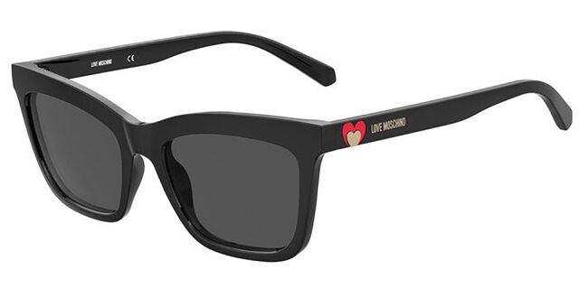 Moschino Love MOL057/S 807/IR Square Black Sunglasses  display picture 3