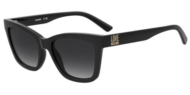 Moschino Love MOL096/S 807/9O Rectangle Black Sunglasses  display picture 1